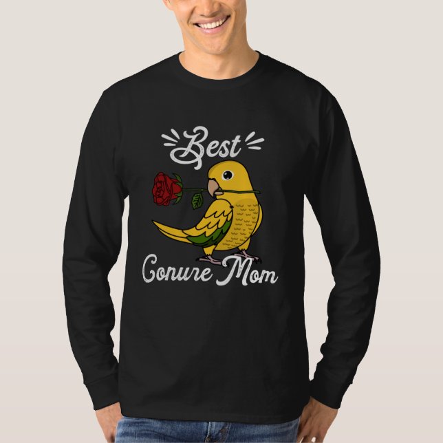 Best Parrot Mom I Golden Conure T-Shirt (Vorderseite)