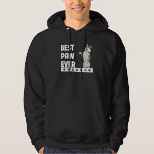 Best Paw Ever Siberian Alaskan Husky Vater Fathers Hoodie