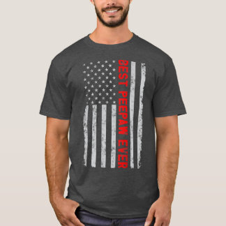 Best Peepaw jemals Funny Vathday Vintag Amerika T-Shirt