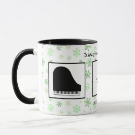 Best Piano Teacher Ever Foto Weihnachtsfeiertage Tasse