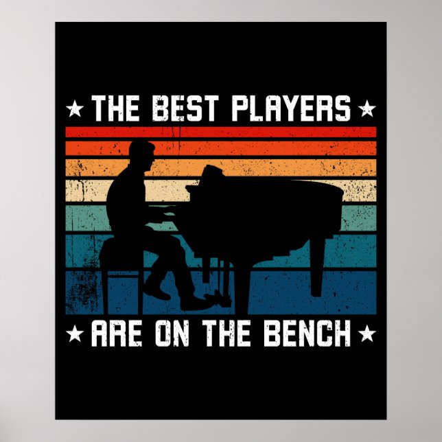 Best Players are on the Bench Poster (Vorne)