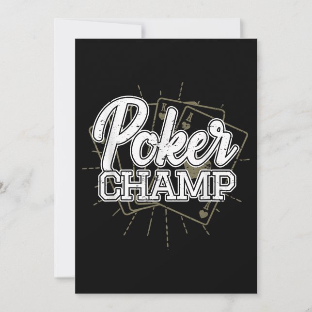 Best Poker Player Poker Cards Spiel (Vorderseite)