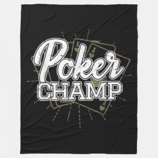 Best Poker Player Poker Cards Spiel Fleecedecke