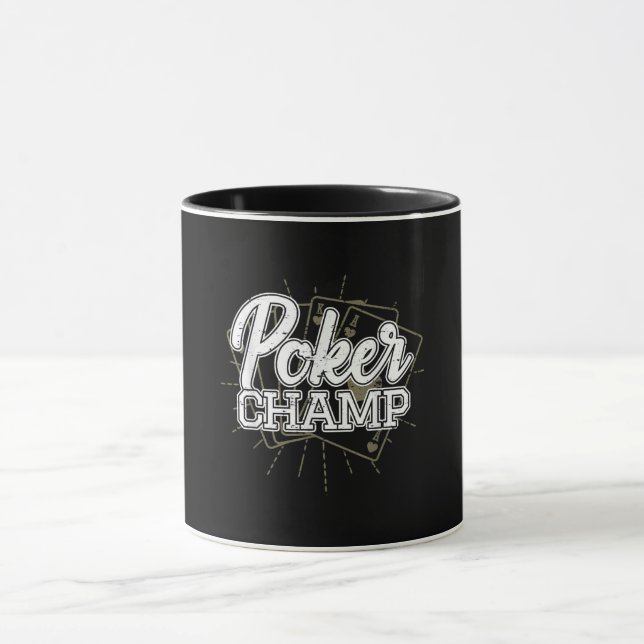 Best Poker Player Poker Cards Spiel Tasse (Zentrum)