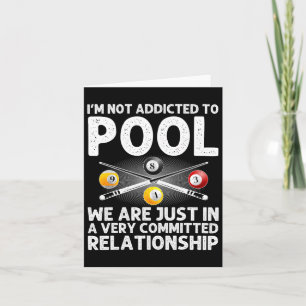 Best Pool Art für Damen Boys Billiard 8 Ball P Karte