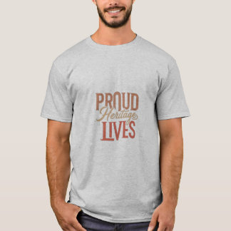 Best Proud Heritage Lives Design-T - Shirt