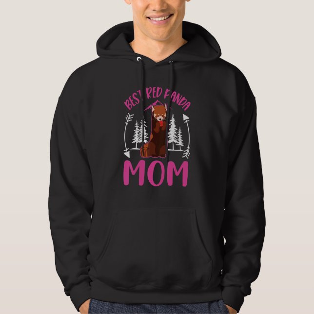 Best Red Panda Mom Ever Hoodie (Vorderseite)