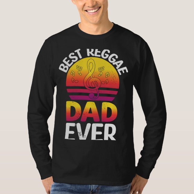 Best Reggae Dad Ever I Rasta I Rastafari I Jamaica T-Shirt (Vorderseite)