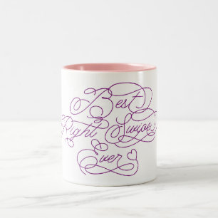 Best Right Swipe Ever Funny Girlfriend Liebe Zitat Zweifarbige Tasse