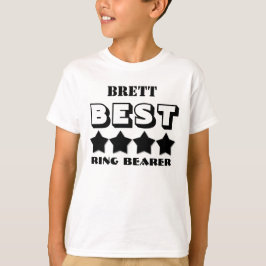 Best RING BEARER Wedding Party Gefallen V04 T-Shirt