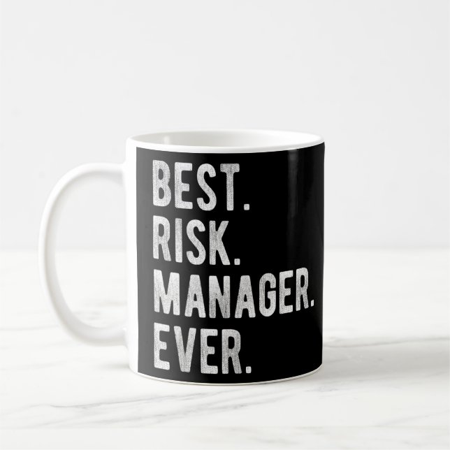 Best Risk Manager - Bewertung des Risikomanagement Kaffeetasse (Links)