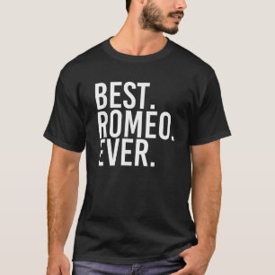 BEST ROMEO EVER Funny Personalisiert Name Joke Gif T-Shirt