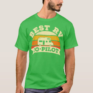 Best RV CoPilot Camping Camper Wohnwagen Motorhome T-Shirt