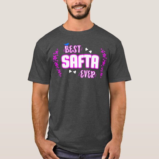 Best Safta Ever Hebrew Oma T-Shirt (Vorderseite)