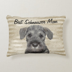Best Schnauzer Mama Akzent Kissen