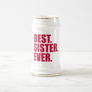 Best. Schwester. Immer.(rosane) Bierglas