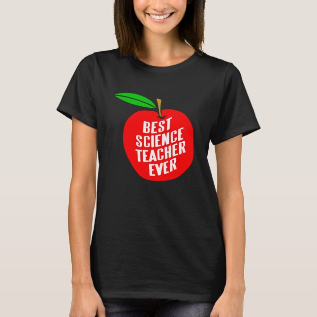 Best Science Teacher Ever Retro Teacher Designs Pr T-Shirt (Vorderseite)