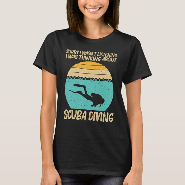 Best Scuba Diving Art For Men Women Professional S T-Shirt (Vorderseite)