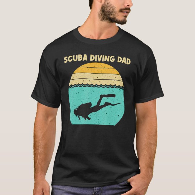 Best Scuba Diving For Dad Men Professional Scuba D T-Shirt (Vorderseite)