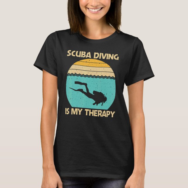 Best Scuba Diving For Men Women Professional Scuba T-Shirt (Vorderseite)