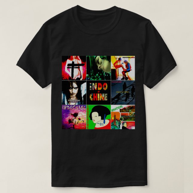 Best-Seller-Logo-Musik-Indochine-Band von Wila T-Shirt (Design vorne)