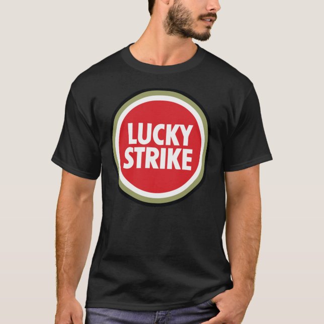 BEST SELLER Lucky Strike Logo Merchandise Essentia T-Shirt (Vorderseite)