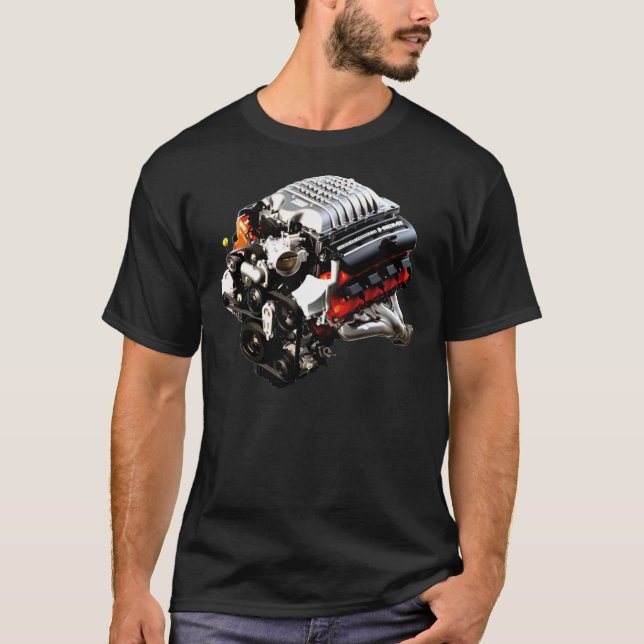 Best Seller - SRT Hellcat Engine Essential T-Shirt (Vorderseite)