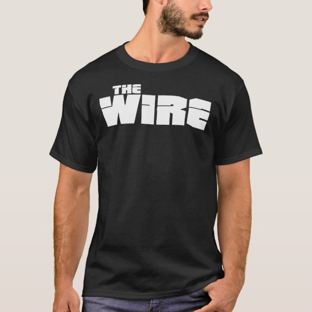 BEST SELLER - The Wire Logo Merchandise Wesentlich T-Shirt (Vorderseite)
