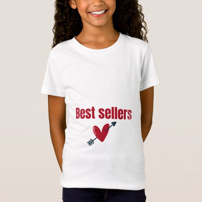 Best Sellers Valentine Heart Arrow T-Shirt (Vorderseite)