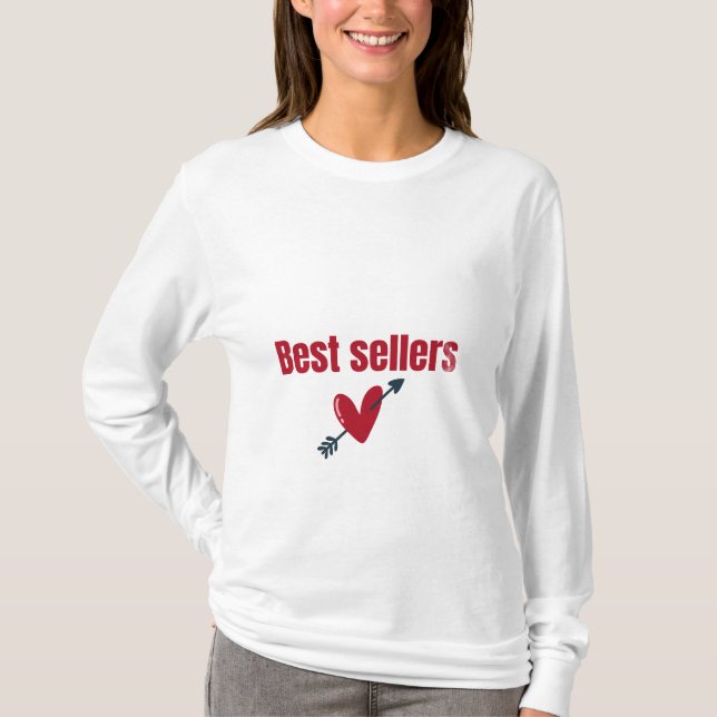 Best Sellers Valentine Heart Arrow T-Shirt (Vorderseite)