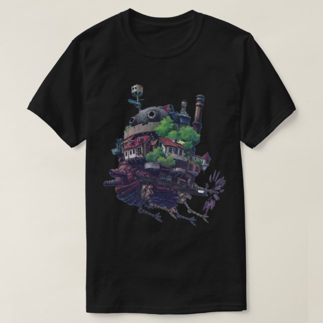 Best Selling Howl_s Moving Castle T-Shirt (Design vorne)