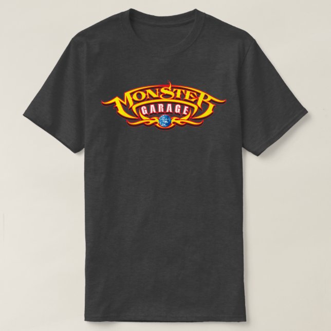 BEST SELLING Monster Garage T-Shirt (Design vorne)
