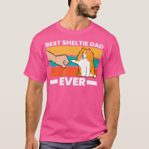 Best Sheltie Vater Ever Sheepdog Papa Shetland She T-Shirt