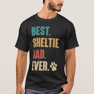 Best Sheltie Vater Shetland Sheepdog Hund T-Shirt
