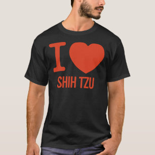 Best Shih Tzu je I Liebe You Shih Tzu T-Shirt