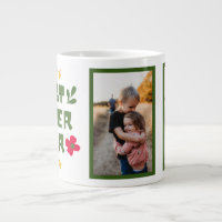 'Best Sister Ever'Yellow Green modern illustrativ