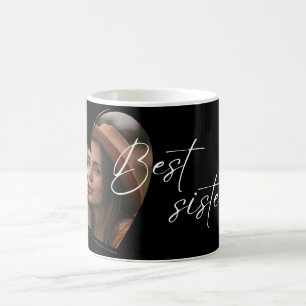 Best Sister Foto Elegante Moderne Kunst, Dichtung Kaffeetasse