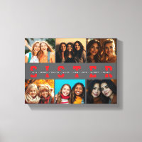 Best Sister Script Collage Foto & Names