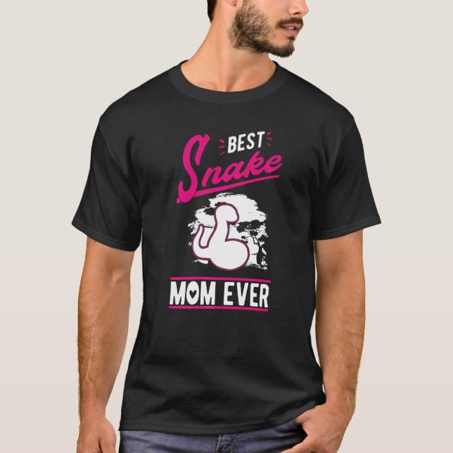 Best Snake Mom Ever Snake Girl   T-Shirt (Vorderseite)