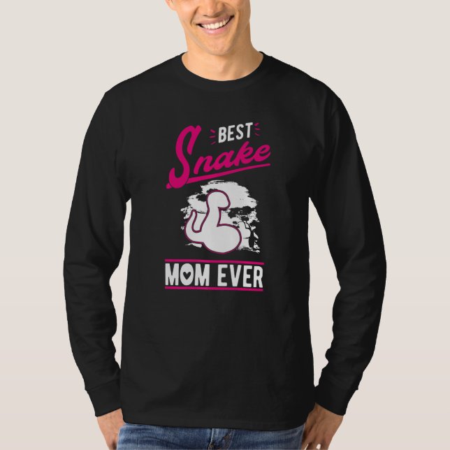 Best Snake Mom Ever Snake Girl   T-Shirt (Vorderseite)