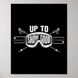 Best Snowboard Skifahren - Niedliche Skifahrer Män Poster