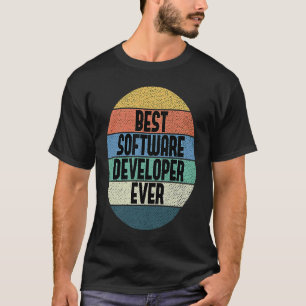 Best Software Developer je Coding Coder Engineer T-Shirt