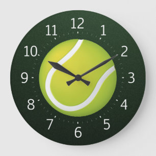 Best Sport Time For Tennis Große Wanduhr