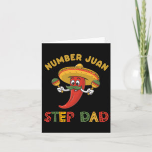 Best Step Vater Nummer 1 Vathers Day Mexican Juan Karte