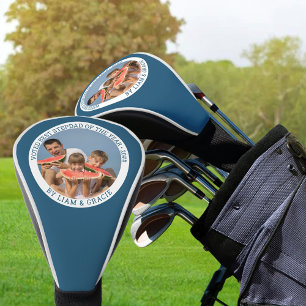Best Stepdad des Runden Fotos Golf Headcover