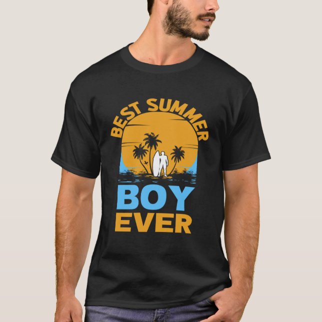 Best Summer Boy Ever I Palm I Summer T-Shirt (Vorderseite)