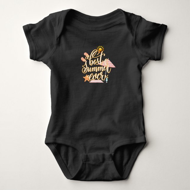 Best Summer Ever Baby Strampler (Vorderseite)