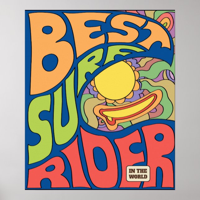 Best Surf-Ever-Poster Poster (Vorne)