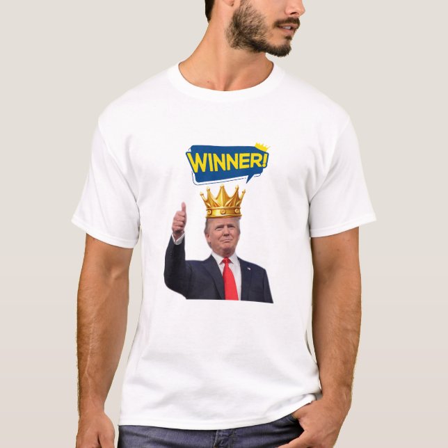 Best T-Shirt Donald Trump Gewinner (Vorderseite)