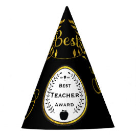 Best Teacher Award Party Hat Partyhütchen